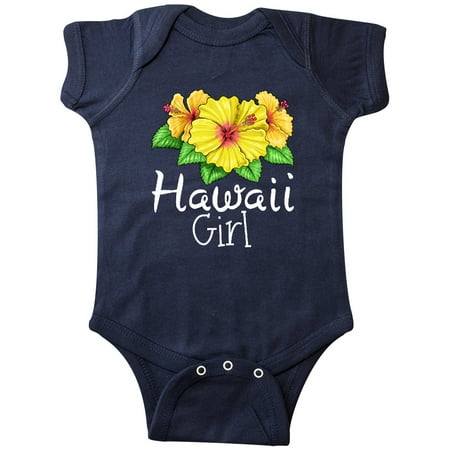 

Inktastic Hawaii Girl Hibiscus Flowers Gift Baby Girl Bodysuit