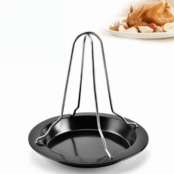 Durable Non-Stick Roast Chicken Holder Ideal For Outdoor Barbecues