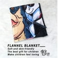 thumbnail image 6 of Funny Unicorn Riding Ferocious Dinosaur Kids Blanket - Cute Rainbow Unicorn and Jurassic Tyrannosaurus Throw, Cozy and Soft Flannel Blanket Gifts for All Boys and Girls 60x80 Inch, 6 of 6