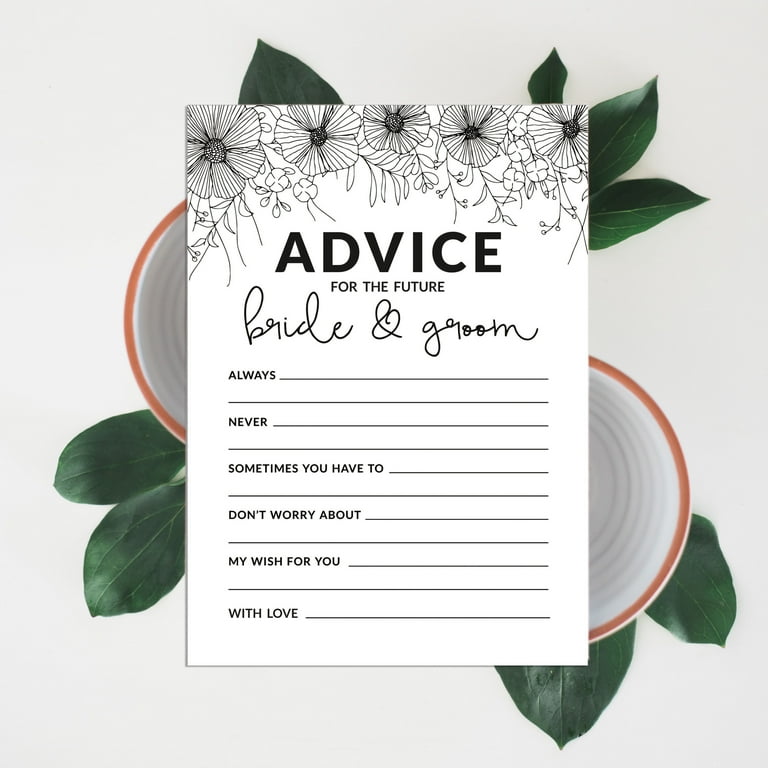 inkdotpot-pack-of-50-classic-white-advice-cards-advice-wishes-for-the-bride-and-groom-mr-and-mrs-wedding-game-activity-5x7-inches-walmart-com