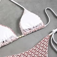 thumbnail image 7 of Warop Women's Printed Bikini Set, Tie-Back with Built-in Bra, No Underwire 2-Piece Swimsuit for Beach, 7 of 7