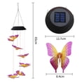 thumbnail image 3 of Campanilla De Viento Solar Led Portátil, Lámpara De Mariposa, Sensor Automático, Spinner De Jardín, Luz Exterior, Decoración De Fiesta En Casa Yuarrent HA024356-00, 3 of 6