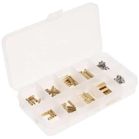 

120pcs Standoffs Screws Standoffs Assortment Kit Motherboard Hex Brass Standoffs Spacer Screws