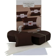 Wilton Brown Pillowbox Favor Kit, 50 Count