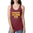 thumbnail image 1 of Women's Racerback Tank Top - Emoji Entourage, 1 of 3