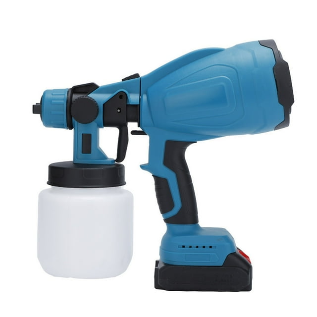 21V Lithium Electric Paint Sprayer, High Atomization Spray Gun for Latex Paint, Portable ,Easy to Use