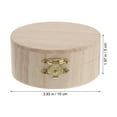thumbnail image 3 of TEHAUX Jewelry Storage Case Bamboo Retro 4.3In Height 2Pcs for Drawer Closet Organization, 3 of 4