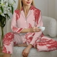 thumbnail image 6 of Naloa Red Meat Pajamas for Women Set, Womens Pajama Sets, Lounge Sets for Women, 2pjs for Women-XX-Large, 6 of 7