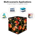 thumbnail image 2 of Peach Foldable Clothes Storage Organizer Bins with Handle, 10.8"x10.5"x10.6", Large Capacity, 2 of 6