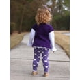thumbnail image 4 of Infants & Toddlers Wool Knitted Winter-Thick Thermal Leggings | All I Want is You Heart Design (Lilac, 2T), 4 of 5
