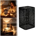 thumbnail image 1 of Outdor Wrought Garden Lamp With Floral Pattern And Circular Hollow Design For Outdoor Lighting, 1 of 6