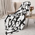 thumbnail image 3 of Sikiie Cartoon Penguin Cozy Flannel Fleece Throw Blanket: Lightweight & Thick for All Seasons - Perfect for Women, Men, & Kids"80"x60", 3 of 6