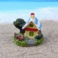 thumbnail image 6 of Miniature House Gnome Fairy 4 Pcs Tale Cottage Multicolor Home Decor Resin Houses, 6 of 6