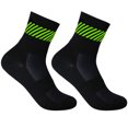 thumbnail image 1 of Calcetines deportivos unisex elásticos y transpirables para actividades al aire libre, montar a caballo, correr (negro, verde, L), 1 of 8
