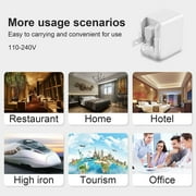 Coreykin 12W USB Wall Charge with Cable-Foldable Portable Travel Plug with USB Charging Cable Compatible for iPhone14/13/13 Mini/13 Pro/12/12Pro/12 Pro Max/12 Mini/11/11 Pro/11 P