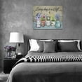 thumbnail image 2 of Farmhouse Bathroom Decor Wall Art Rustic Lavender Tulip Flower Picture Wall Decor Country Floral Painting Canvas Prints Modern Framed Home Decor for Bedroom Living Room Kitchen 16''''x12'''', 2 of 6