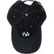 thumbnail image 3 of 47 Gorra de béisbol ajustable transparente de los New York Yankees (bordado negro), 3 of 3