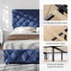 thumbnail image 5 of Qinaqin Full Size Cama Frame con 4 Almacenamiento Cajones y Ajustable cm de Alturaeadboard Linen Upholstered Platform Profundidadiamante Stitched Button Tufted No Caja Spring Needed Azul, 5 of 6