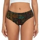 thumbnail image 1 of Balery Polynesian Turtles Ropa Interior de Algodón para Mujer con Dibujo – Braguitas Cómodas y Elásticas, Estilo Clásico-X-Small, 1 of 6