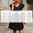 Cmfcve Womens Summer Dresses 2026 Ruffle Sleeve V Neck Loose Swing ...