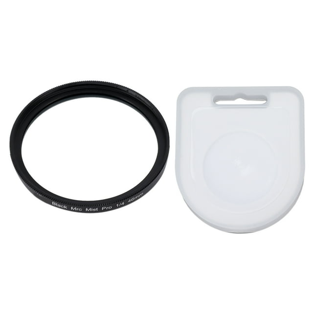 Filtro suave negro 1/4 para retratos, resistente al agua y al aceite, para cámara de vídeo y paisajes, 46 mm