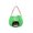 Green, variant on HaiSphere Halloween Trick or Treat Black Cat Candy Bag, Soft Plush Handheld Halloween Goodie Treat Pouch for Kids, Kindergarten Party Favors, Halloween Home Decor Gift Tote,Black