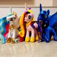 thumbnail image 3 of Peluche Poney Poupée Jouet Lune Violette Rime Lune Cosmique Princesse pinkie Licorne Poupée, 3 of 3