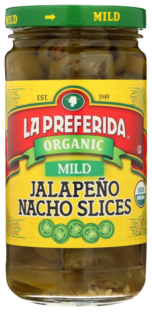 La Preferida's Mild Jalapeno Slices, Jarred Vegetables, 11.5 oz