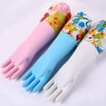 thumbnail image 3 of Guantes de limpieza de goma Bamllum con forro de algodón flocado, 3 of 7