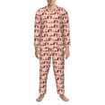 thumbnail image 3 of Salouo Love dachshund dogs Print Button-Front Long Sleeve Pajama Set for Men, Soft 2Pjs Men's Long Sleeve Sleepwear-XX-Large, 3 of 7