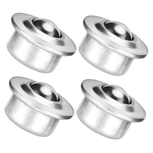 4pcs Ball Bearing Wheel (cy-15 * 16) Swivel Wheels Vehicle Roller Bearing Swivel Caster Roller Ball Bearings Furniture Transfer Bearing Appliance Rollers Carbon Steel Silver ,Easy to Use