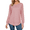 Pink, variant on Fantaslook Womens Fall Tops Long Sleeve Shirts Casual Tunic Top Basic T Shirts Tees