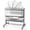 Grey, variant on AILEEKISS Bedside Bassinet for Newborn, 6 Height Adjustable Baby Bassinet with Mosquito Net, Grey