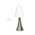 thumbnail image 6 of Simple Designs Valencia 2 Pack Mini Touch Table Lamp Set with Fabric Shades, 6 of 7