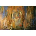 thumbnail image 2 of Spina, Phyllis 18x13 Gold Ornate Wood Framed with Double Matting Museum Art Print Titled - Rising Frustrations, 2 of 4
