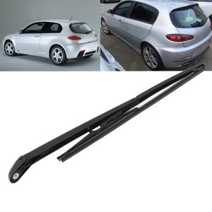 Rear Windshield Wiper Arm, Natural Rubber Blade Rear Windshield Wiper Arm with Blade  for Car for Roof Spoiler