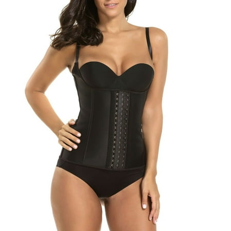 

ELFINDEA Shapewear Yoga Pants Underwear Shaping Motion Belt Waist Corset and Steel Skeleton Corsets Plus Size Body Suits for Womens Black 4XL