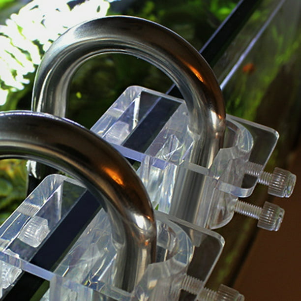 Aquarium Inflow Outflow Tube Holder Acrylic Fix Holder;Aquarium Fixing