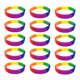 thumbnail image 1 of Pulsera de silicona Sunnimix 15 piezas iris, 1 of 8