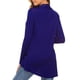 thumbnail image 5 of Guardurnaity Abrigo de otoño de punto de manga larga de color sólido para mujer Prendas para la parte del cuerpo Azul METRO Guardurnaity AP003365-17, 5 of 6