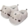 thumbnail image 1 of Women's Plush Cat Slippers Indoor Soft Anti-slip Cute Winter Warm Floor Shoes Slippers Cartoon5-9, 1 of 4