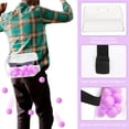 thumbnail image 2 of 6 Sets Funny Waist Ping Pong Party Game Kit, Interactive Shake Ball Toss Game with Purple Balls and Adjustable Belts, Adult Party Games for Wedding Bridal Shower Birthday and Team Building Events, 2 of 7