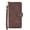 Brown, variant on Magnetic Wallet Case Designed for Samsung Galaxy Xcover 5 Case, PU Leather Zipper Folio Protective Case with Magnetic Closure & Card Holder & Crossbody Strap for Samsung Galaxy Xcover 5,Black