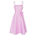 thumbnail image 4 of MEZZALL Girls Pink Dress Movie Kids Party Dress Up Cozy Toddler Sundress, Pink, 9-10 Years, 4 of 4
