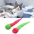 thumbnail image 4 of DOPI Cat Toy Interactive Caterpillar Design Plush Clean Teeth Chewing Toy with Catnip Pet Supplies, 4 of 8