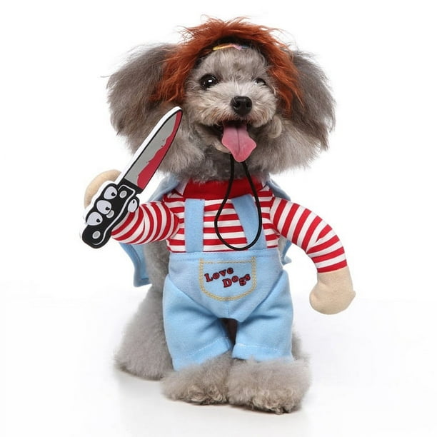 Zhuge Ropa para perros, divertida ropa para perros, edición navideña, ropa para perros, ropa para mascotas, fiesta para mascotas (A05, S)