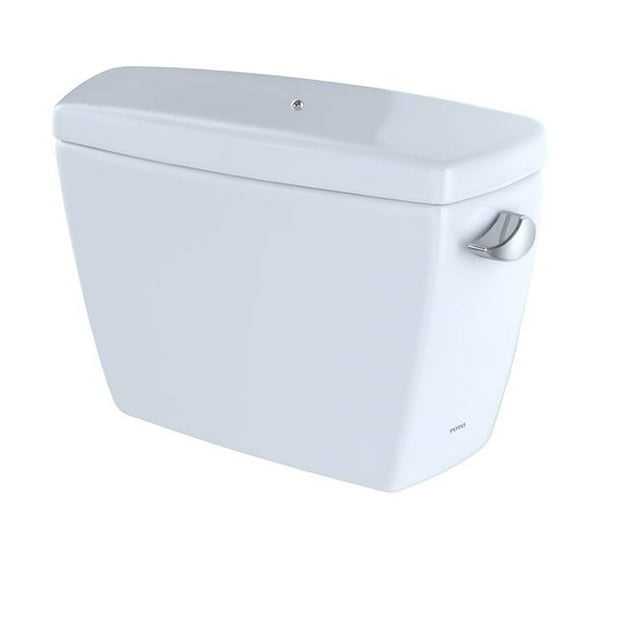 ST743ERB-01 Eco Drake E-Max 1.28 GPF Réservoir de Toilette avec Levier de Déclenchement à Droite&44; Coton Blanc