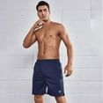 thumbnail image 4 of NORTHYARD Men's 7 Inch Athletic Basketball Shorts with 4 Pockets Workout Gym Short Navy S, 4 of 8