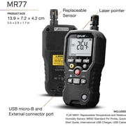 Flir Pinless Moisture Meter + Ir Thermometer And Meterlink