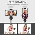 thumbnail image 3 of 27.5in 3-in-1 Selfie Stick Desktop Tripod Gimbal Stabilizer with 6-Section Telescoping Rod with Phone Clip & Detachable Remote Control Compatible with Android 4.3/ iOS 5.1 System, 3 of 9